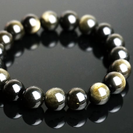 Image of 金曜石 氣場手鏈 |Golden Obsidian Bracelet