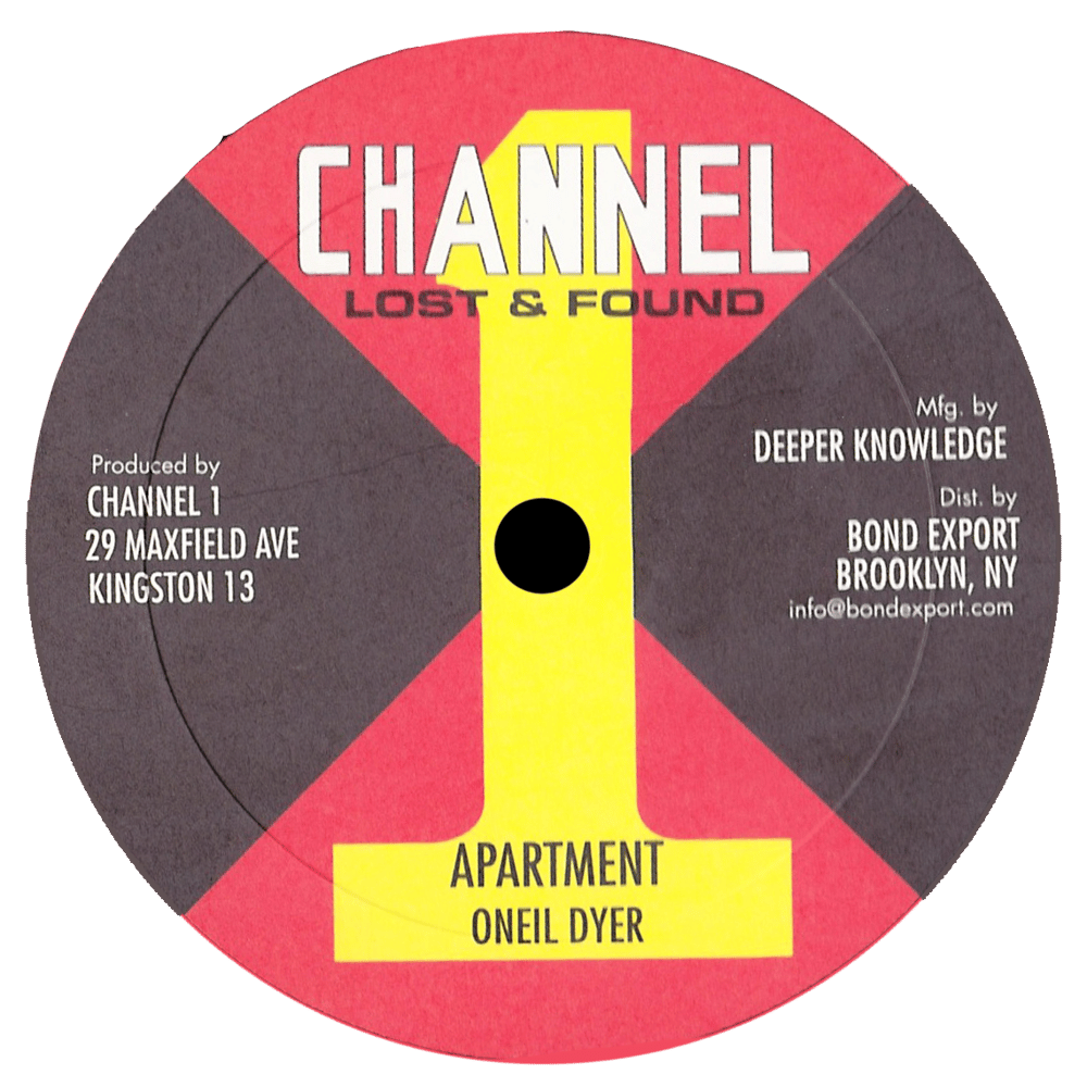 Image of Oneil Dyer / unknown artist - Apartment / Hey Natty Dread 10" (Channel 1)