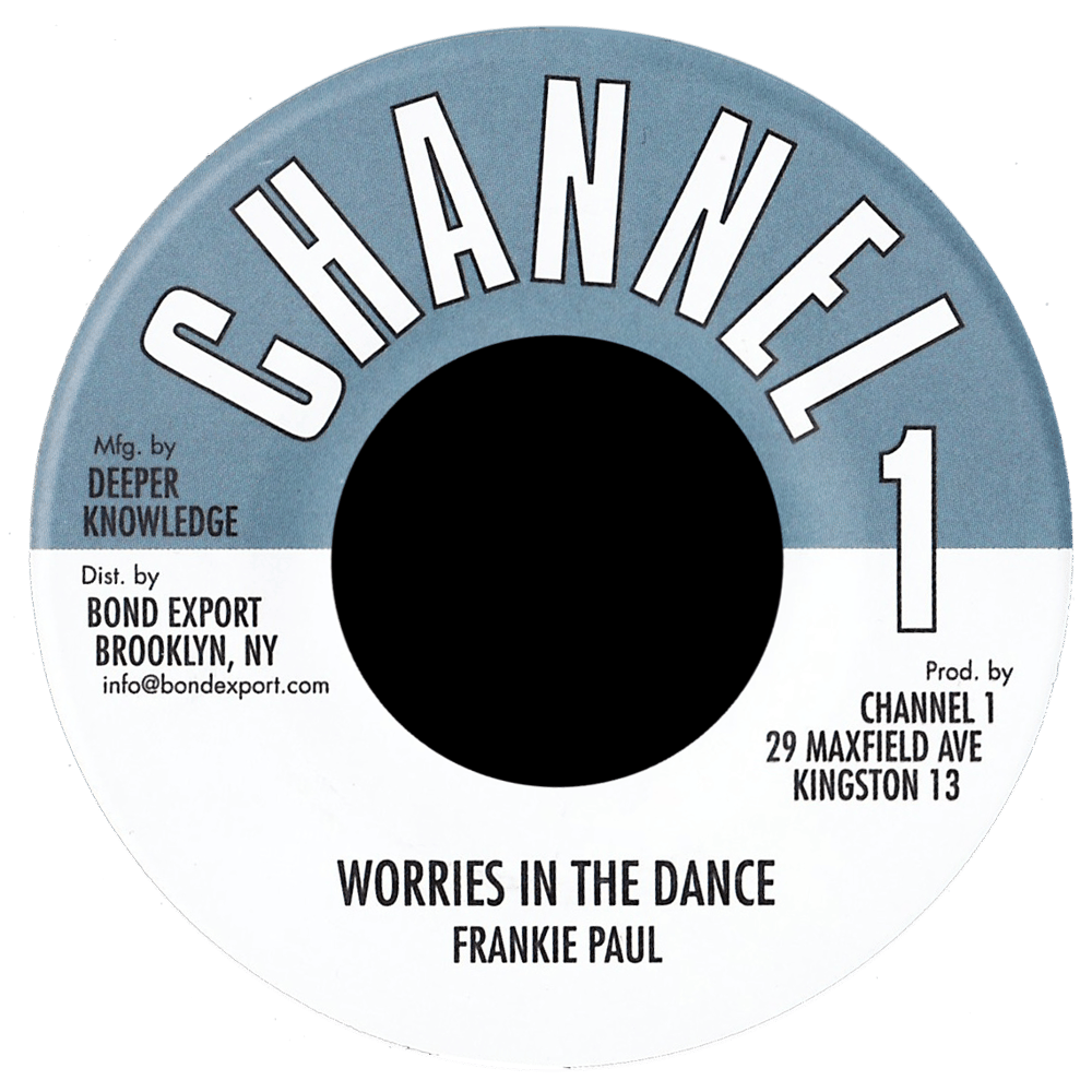 Image of Frankie Paul - Worries in the Dance 7" (Channel 1)