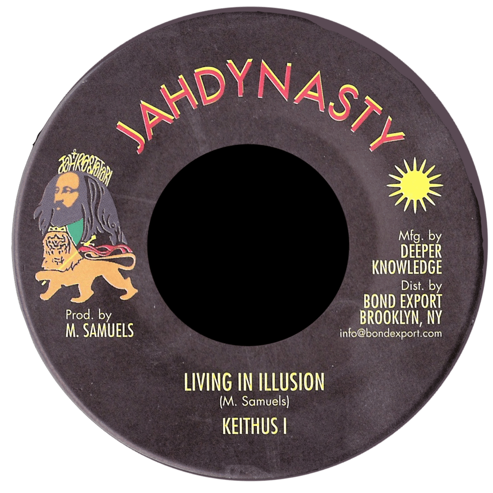 Image of Keithus I - Living In Illusion 7" (Jah Dynasty)