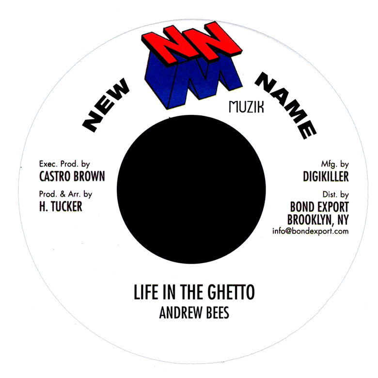 Image of Andrew Bees - Life in the Ghetto 7" (New Name Muzik)