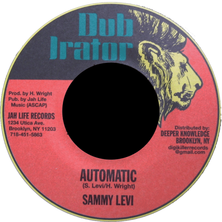 Image of Sammy Levi - Automatic 7" (Dub Irator)