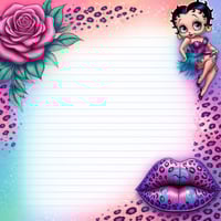 Image 9 of RAINBOW BETTY BOOP FULLY CUSTOMIZABLE STATIONARY GIFT SET