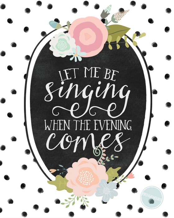 Image of Let Me Be Singing {Digital File}
