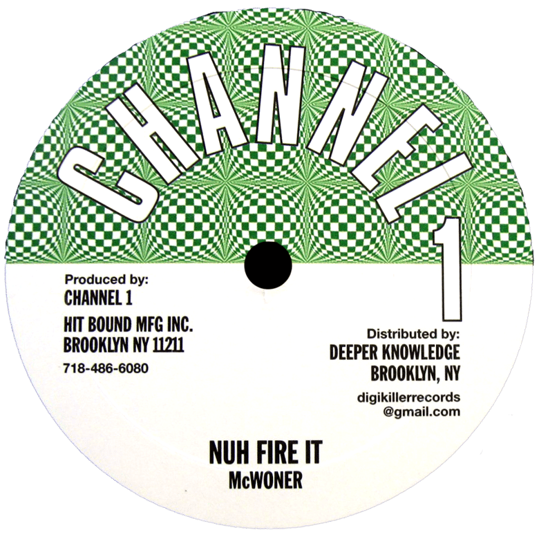 Image of McWoner - Nuh Fire It / Higher Region 10" (Channel 1)