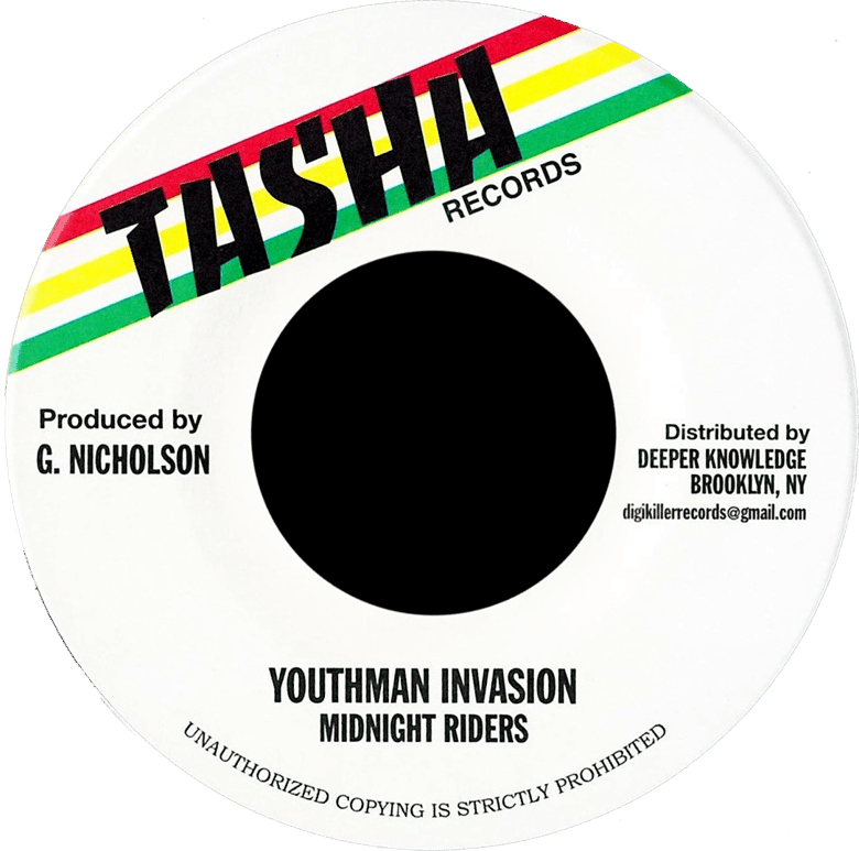 Image of Midnight Riders - Youthman Invasion 7" (Tasha)