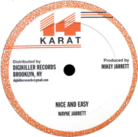 Image 2 of Thriller / Wayne Jarrett - Too Much Racket / Nice & Easy 12" (14 Karat)