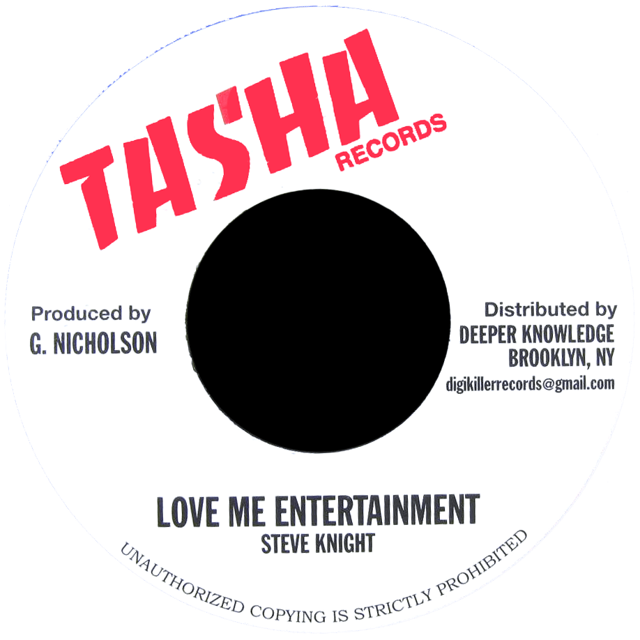 Image of Steve Knight - Love Me Entertainment 7" (Tasha)
