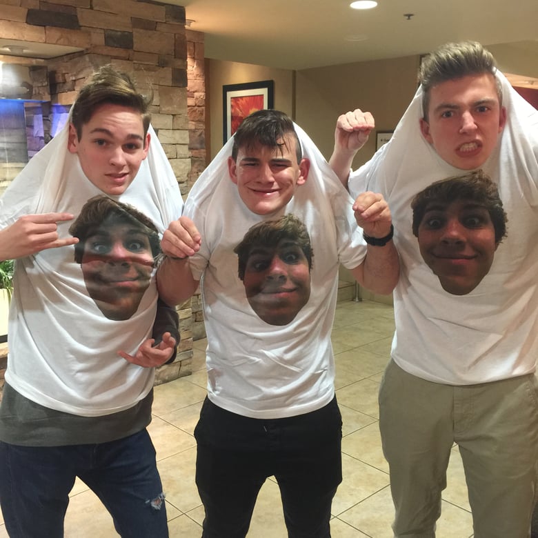 Image of ChristianLeave "Face" White T-Shirt