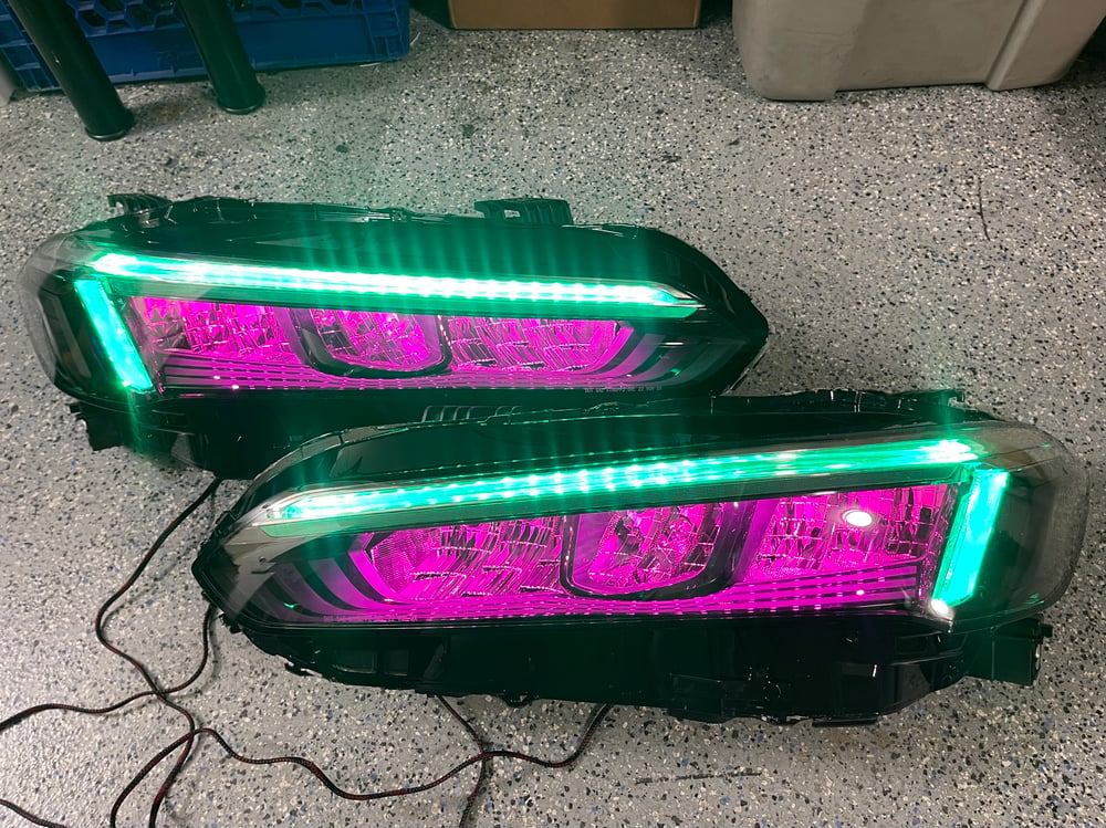 Honda Civic 2022 + Custom Rgb Headlight