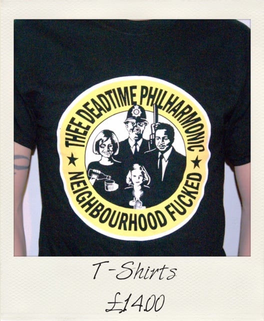 Image of Thee Deadtime Philharmonic T-shirt (black)
