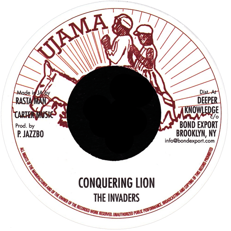 Image of Invaders - Conquering Lion 7" (Ujama)