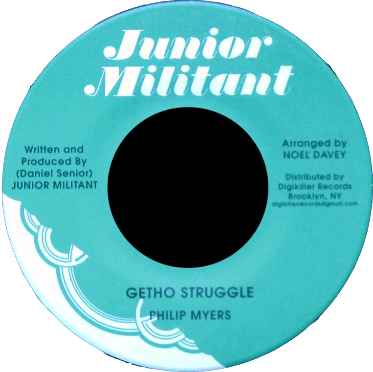 Image of Philip Myers - Getho Struggle 7" (Junior Militant)