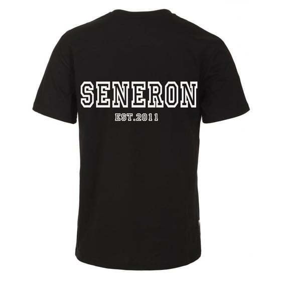 Image of Seneron (College Style) Black Tee