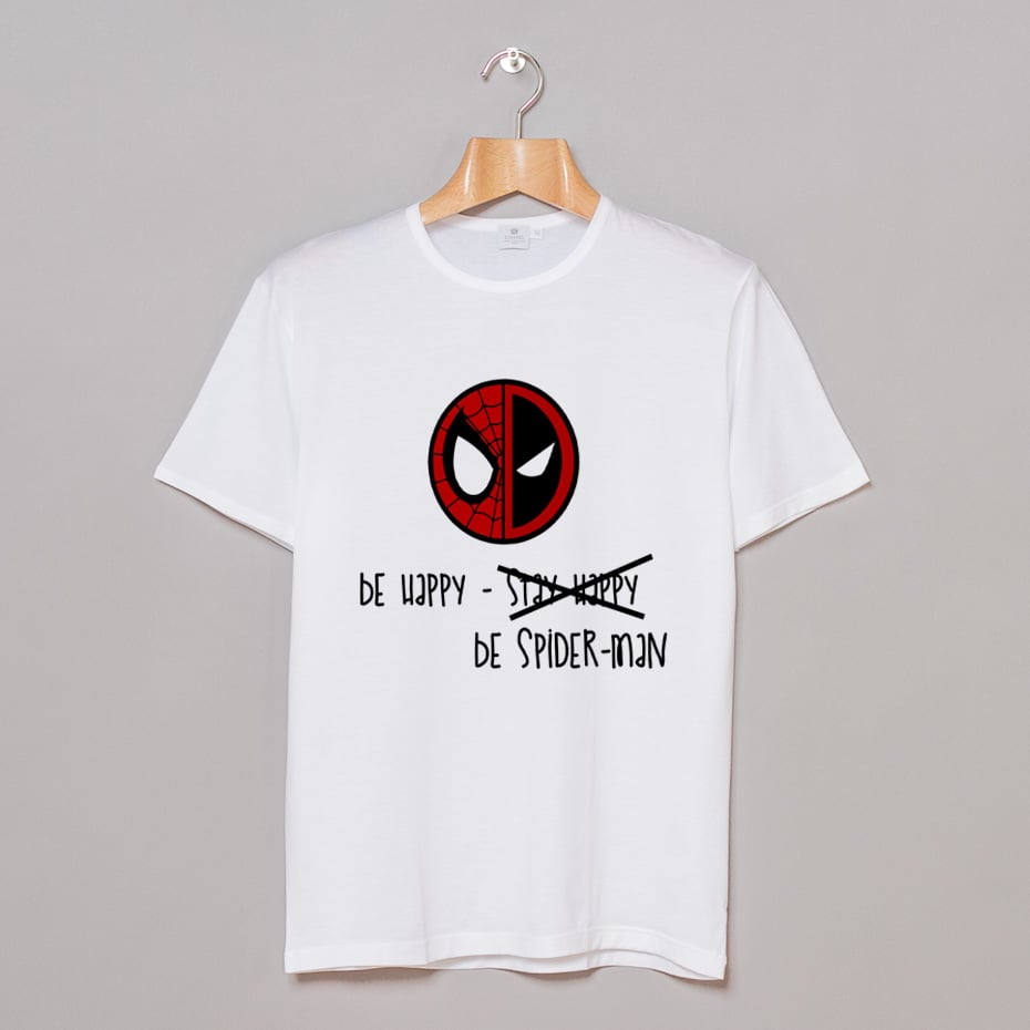 Image of Be Happy - Be Spider-man Tee