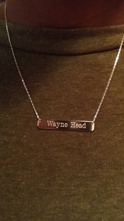Image of Personalized "Stamped" Necklace