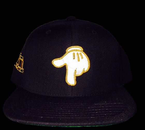 Image of Siete Music Hat  **Limited Edition ** (BLACK and Gold)