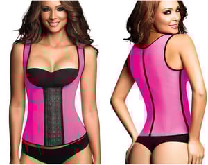 Image of Exotic Sport Vest-Pink 3 Hooks