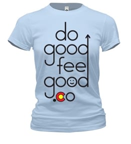 Image of She Do-Gooder Blue T-Shirt