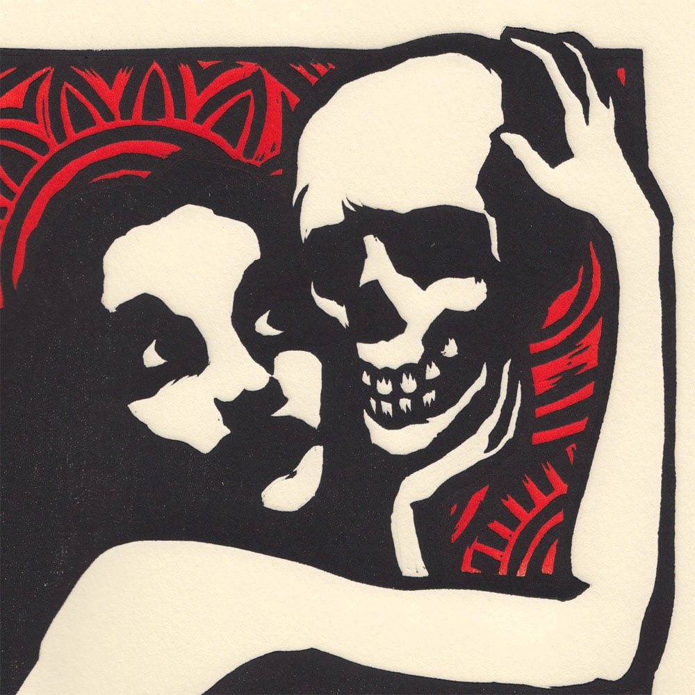 Girl with Skull