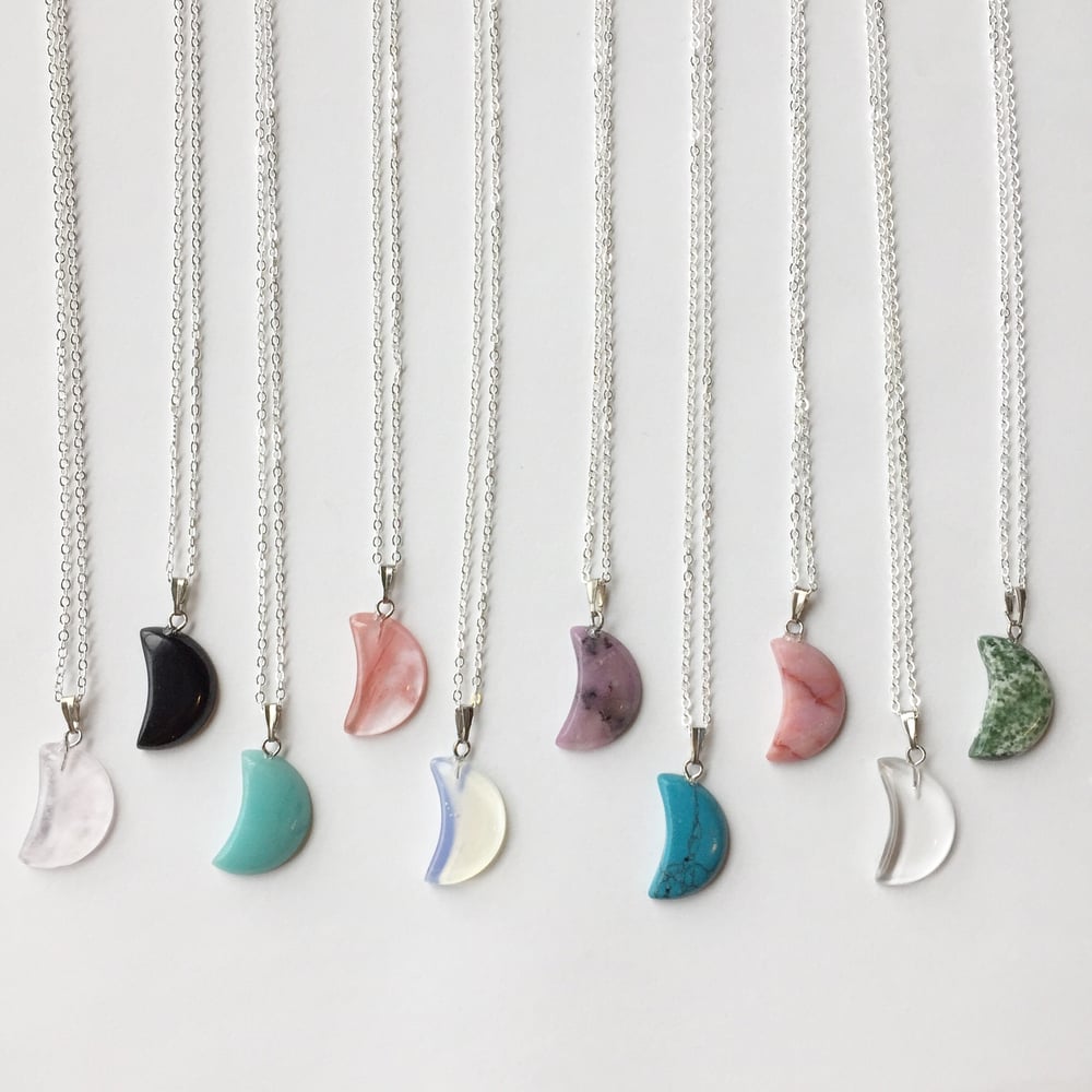 Image of Moon Crescent Necklaces