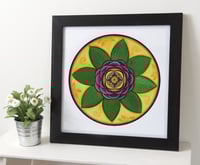 Image 1 of "Spiritual guidance"- Damask Rose Archival Paper Print (unframed)