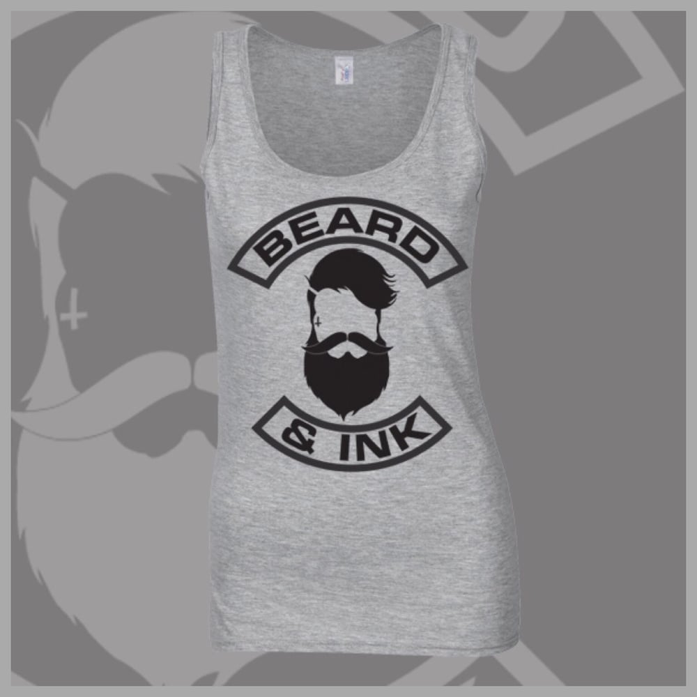 Image of Grey Beard & Ink Front Logo Vest