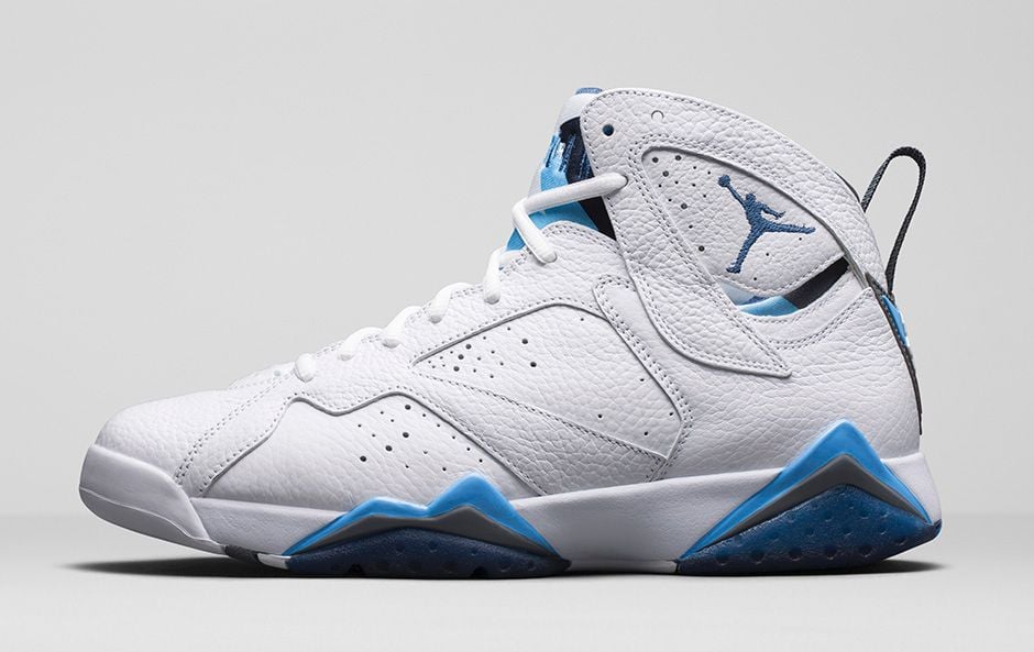Jordan 7 baby blue and white best sale