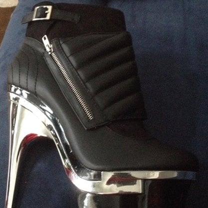 Image of Silver Heeled Boot