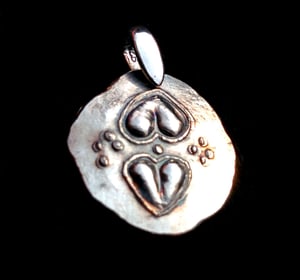 Image of Paired Hearts of Cyrene Pendant