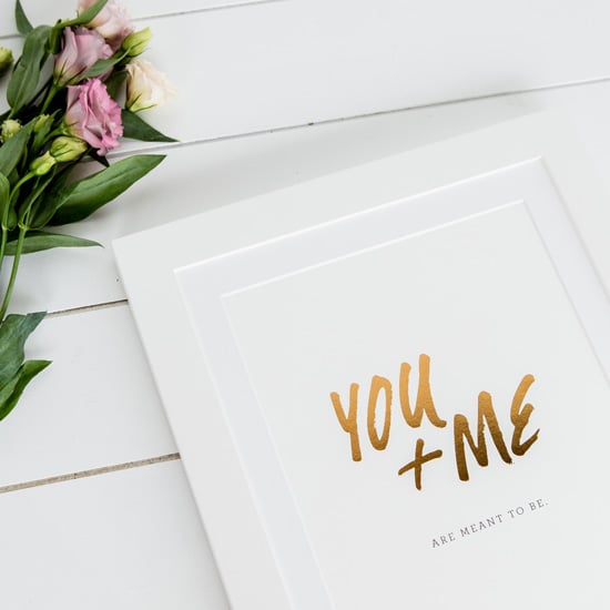 Image of 'you + me' 8x10 print / copper foil
