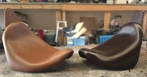 Image of TRIUMPH SPEEDMASTER AMERICA BOBBER STYLE TOUR-RIDER SEAT GENUINE LEATHER