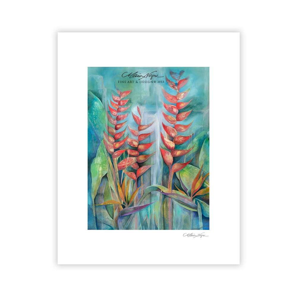 Image of Heliconias, Archival Paper Print