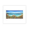 Santa Cruz Poppies and Surf, Archival Paper Print