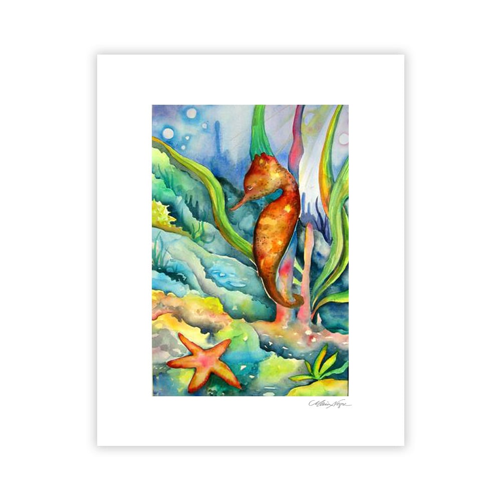 Image of Seahorse, Archival Paper Print