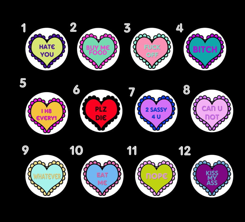 Image of Phrase Heart Plugs (sizes 2g-2")