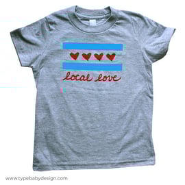 Image of Local Love Chicago Flag Kids & Toddler Tee | Chicago IL