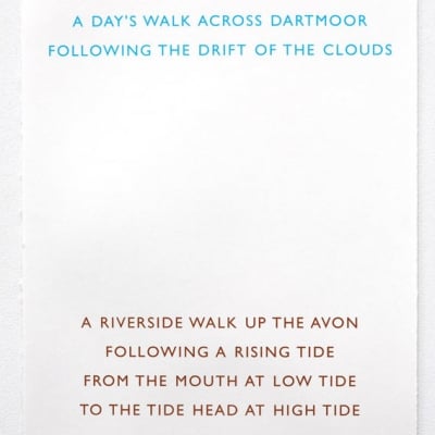 Image of SPIKE PRINT EDITIONS: Two Walks by Richard Long