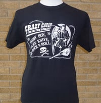 TEDDYBOY FLICK KNIFE T-SHIRT (MENS) (CRAZY CAVAN STORE)