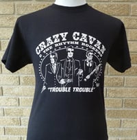 TROUBLE TROUBLE T-SHIRT  (MENS) (CRAZY CAVAN STORE)