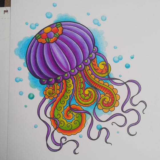 Image of Jellyfish print