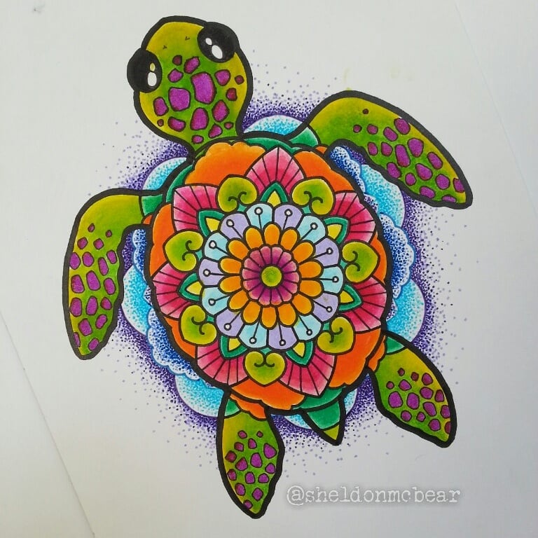 Image of Turtle Print