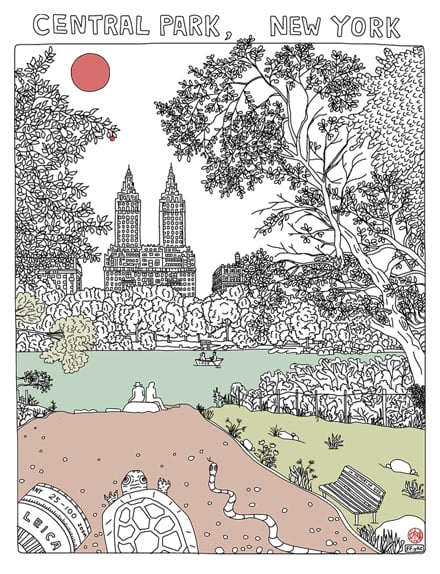 Image of New York Project - central park