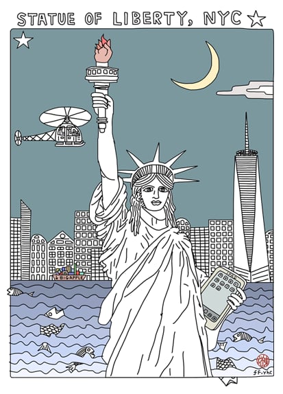 Image of New York Project - statue of liberty 