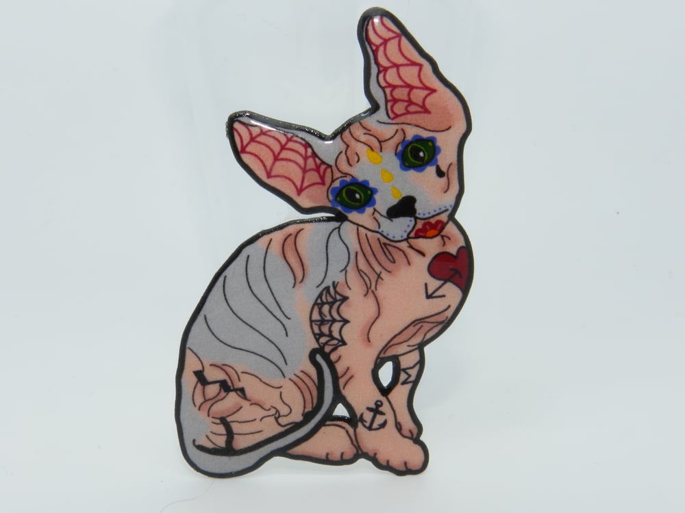 Image of Sphynx Cat Brooch