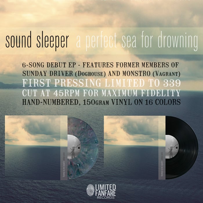 Image of sound sleeper - A Perfect Sea For Drowning (VINYL - LTD to 339)