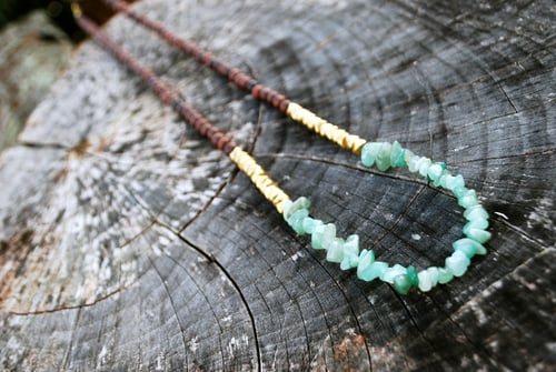 Image of The Green Jade Nomad Necklace