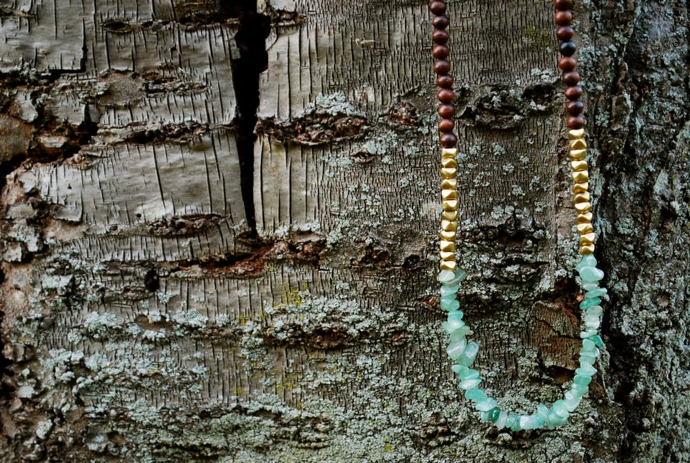 Image of The Green Jade Nomad Necklace