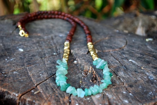 Image of The Green Jade Nomad Necklace