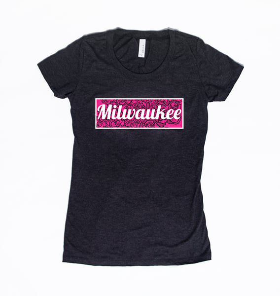 Image of MILWAUKEE - Charcoal - Women's Bella Tri-blend